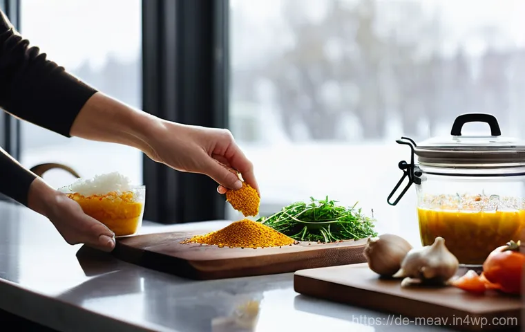 항염증 식단을 위한 영양사 조언 - **Prompt 2: The Power of Healthy Fats and Omega-3**
    "An inviting kitchen scene showcasing the ke...