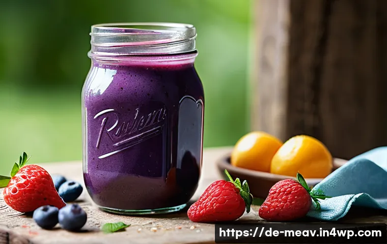 항염증 식단을 위한 간단한 레시피 - A vibrant, close-up still life of fresh German seasonal berries including blueberries, raspberries, ...